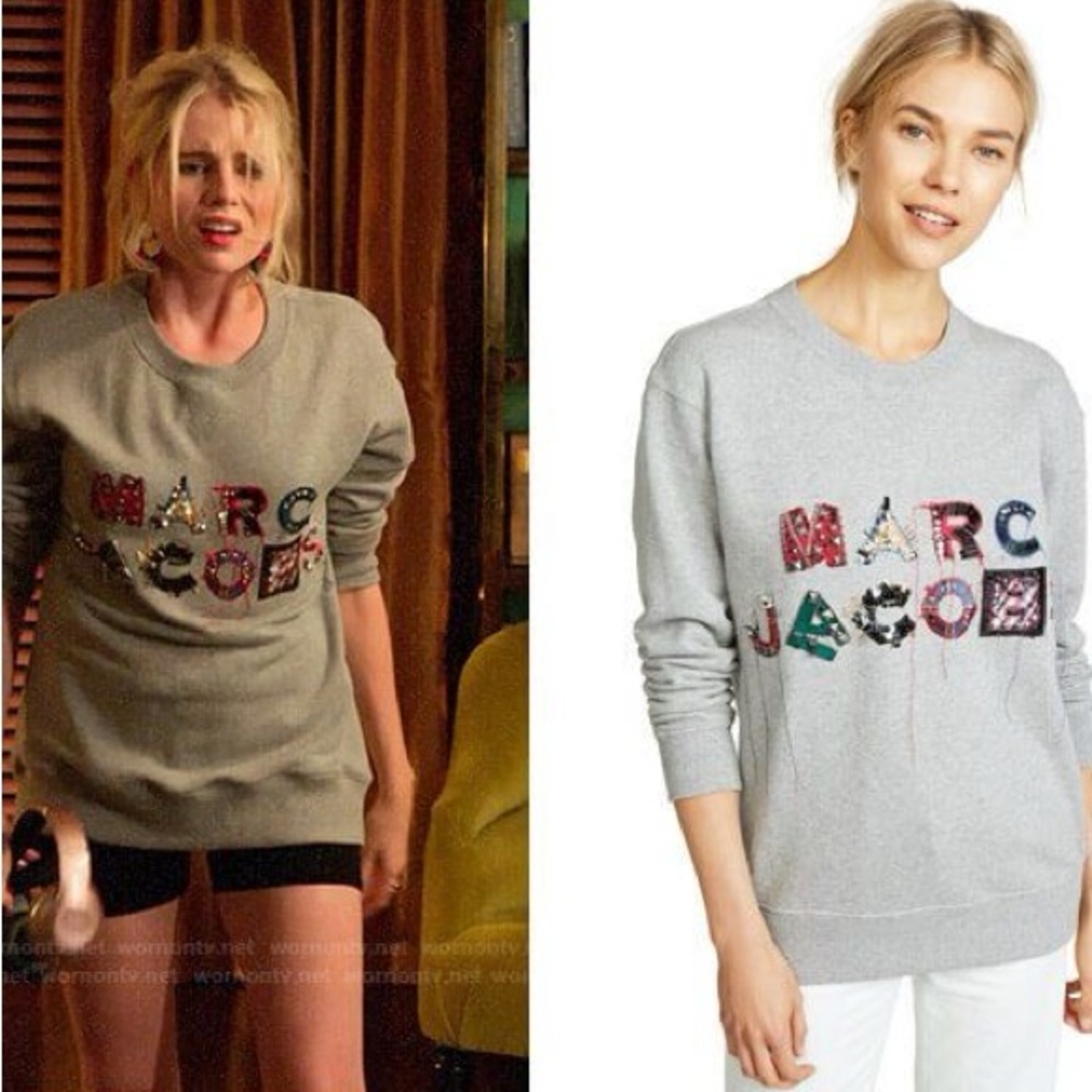 SOLD Marc Jacob’s Embroidered Logo Sweatshirt